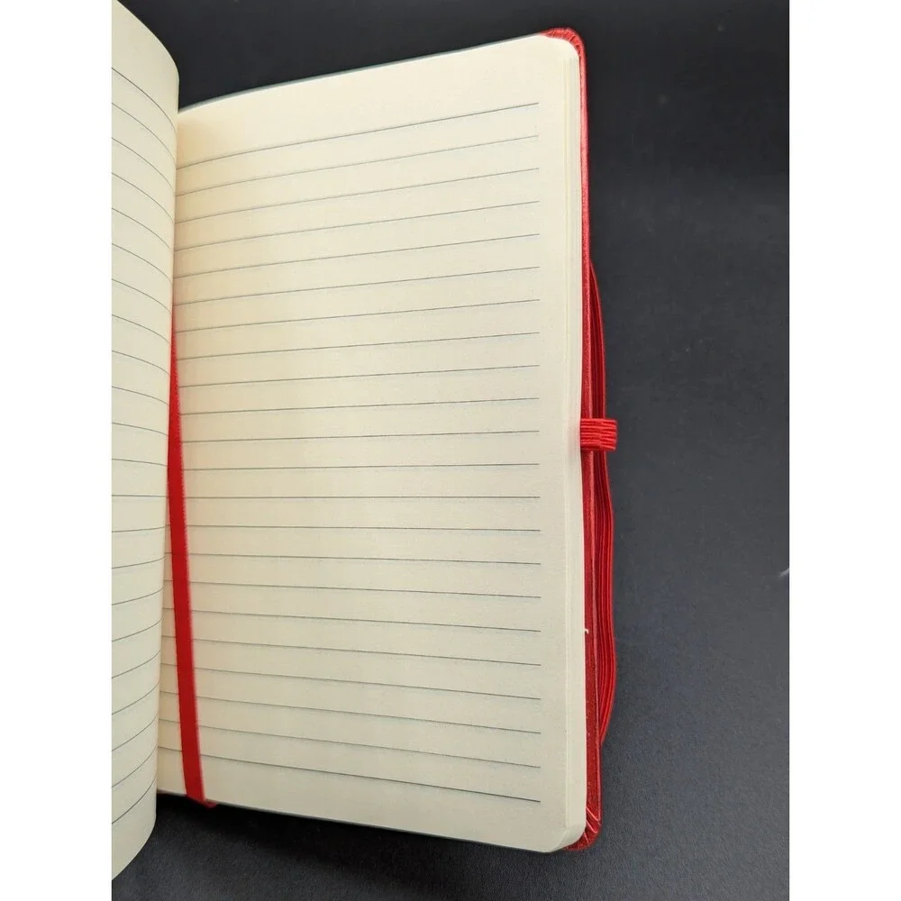 Swatch Promotional Giveaway Gold and Red Notebook Lot Lined Paper New
